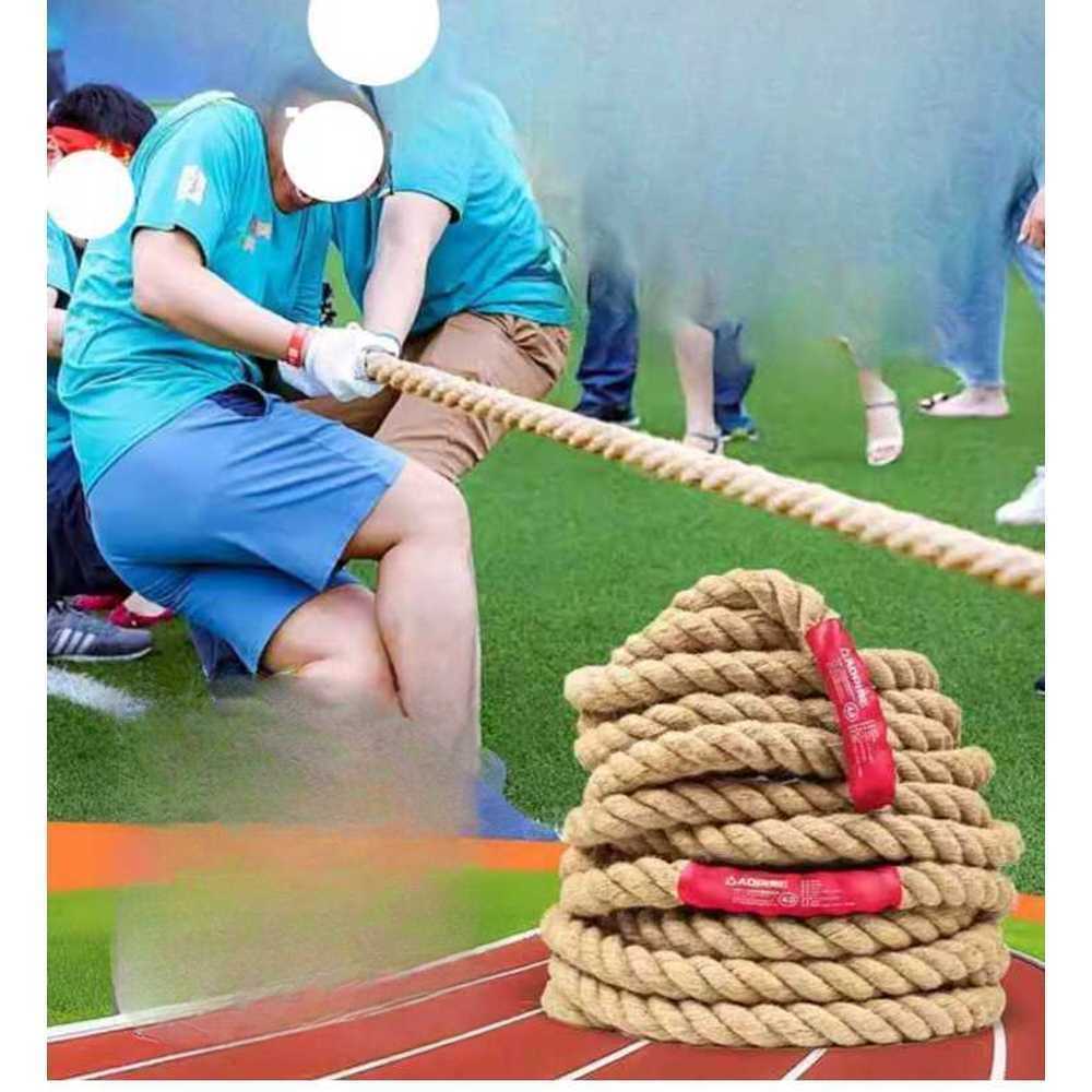 운동회 줄다리기 줄 다인용 견고한 폴리 섬유 줄 15mx3cm (22인용) - 상세 이미지 3