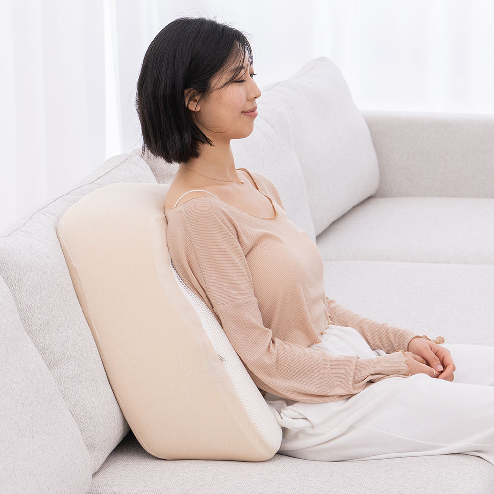 펌플렉스 레벨업쿠션 170 게이밍 독서 반달 미용실 뜨개질 쿠션