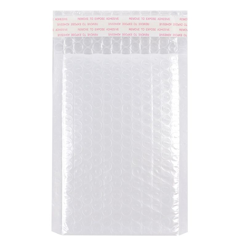 PE 에어캡 택배 안전 봉투 포장지 접착식 비닐 뽁뽁이 대량 450장, 13X21cm 이미지 4