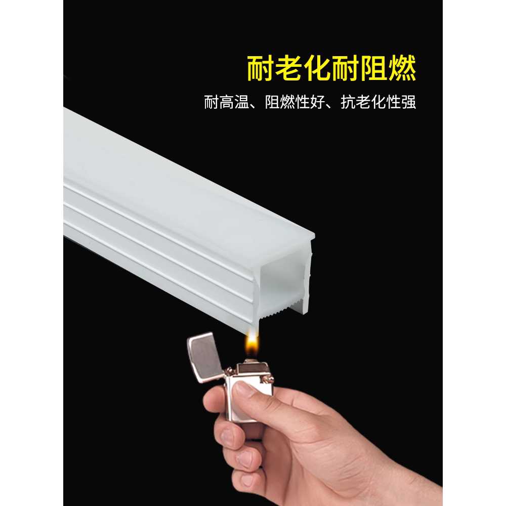 네온 LED바 줄조명 사인 컷 실리콘 네온플렉스 손글씨 60x25mm 오픈 무광 - 상세 이미지 3