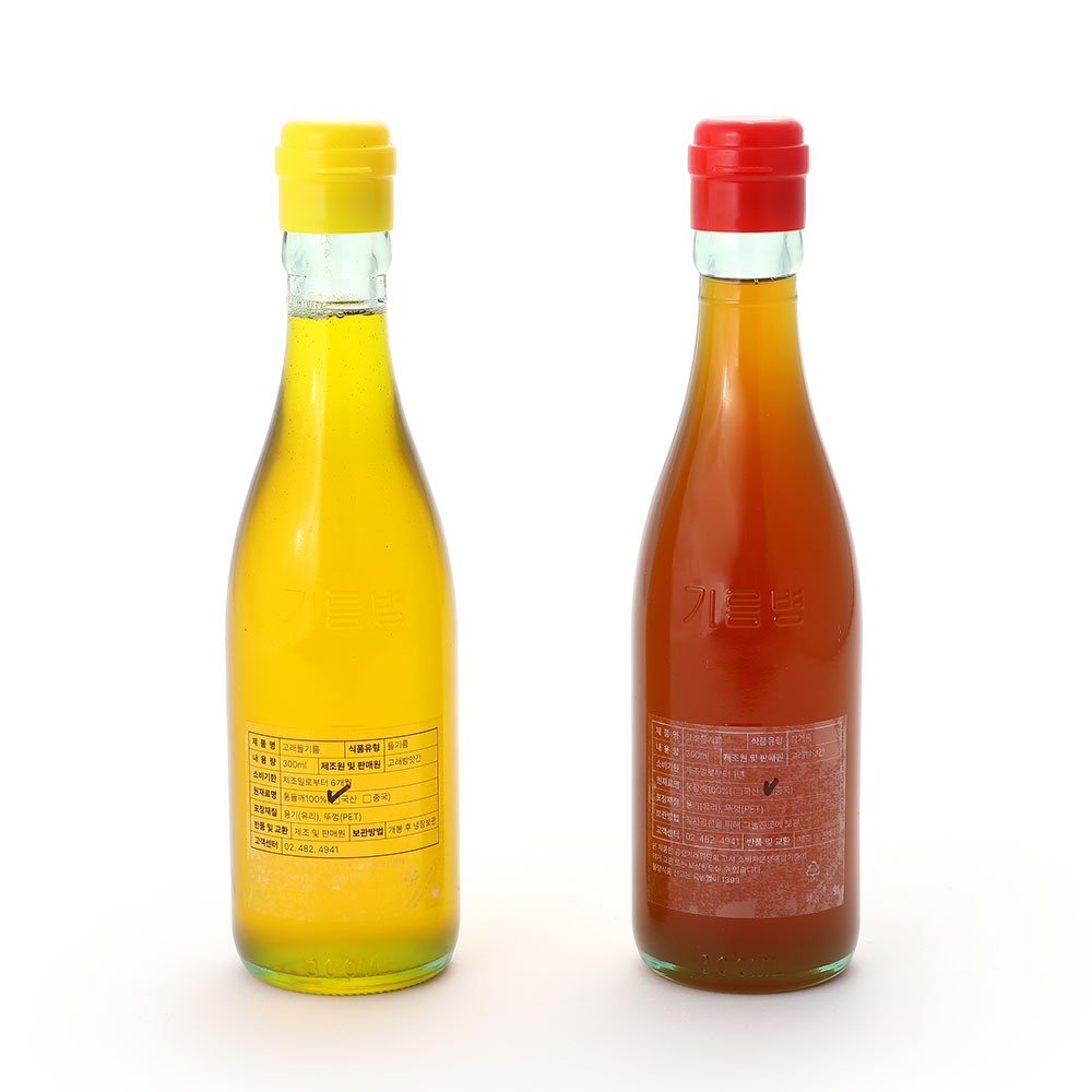 고래방앗간 저온압착 고소한 진한 참기름 300ml 1+1 이미지 3