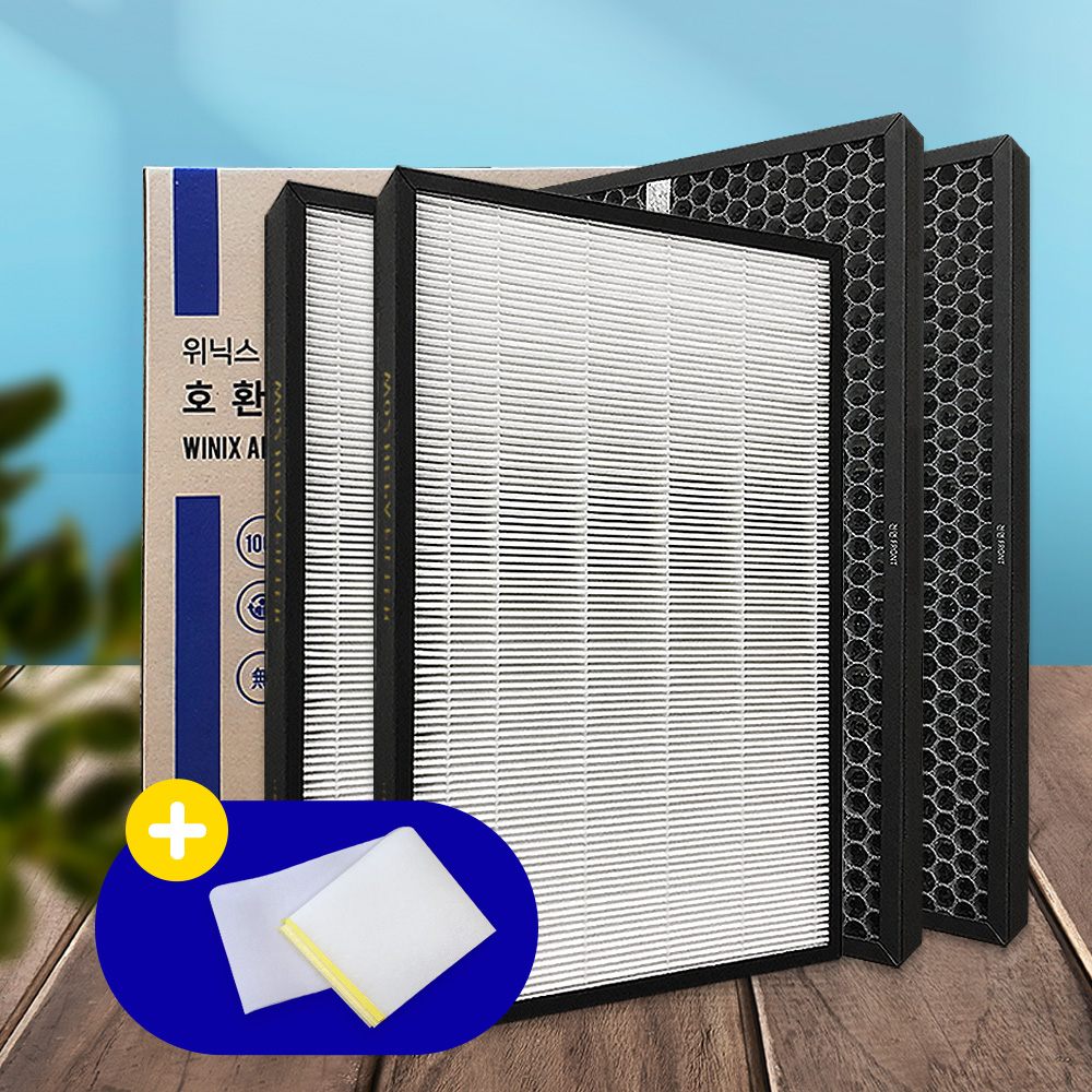[호환] 위닉스 공기청정기 필터 타워XQ ATXH593-IWK 일반형 2set 하우스필터