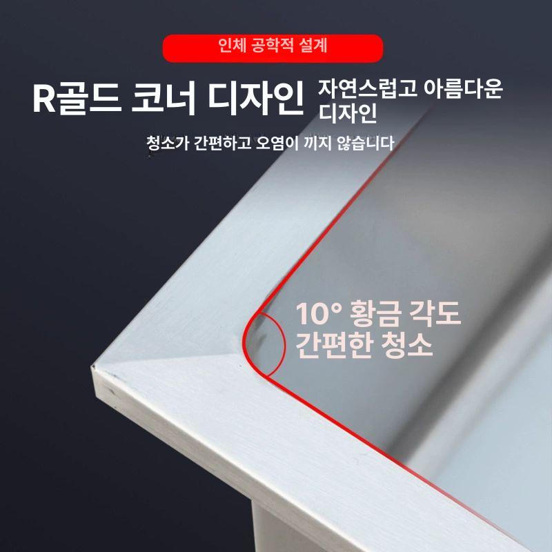 스테인리스 걸레통 학교 빨래통 청소 화장실 이동식 걸레 100x너비 40x높이 50x깊이 A - 상세 이미지 4
