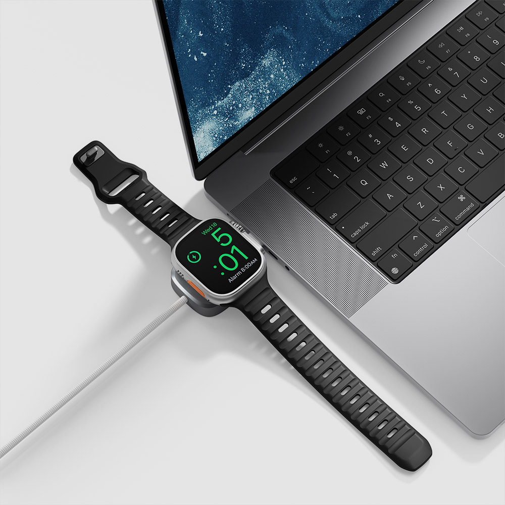 노마드 유니버셜 USB C 타입 100w 고속 충전 PD 케이블 for 애플워치 - 화이트 이미지 7