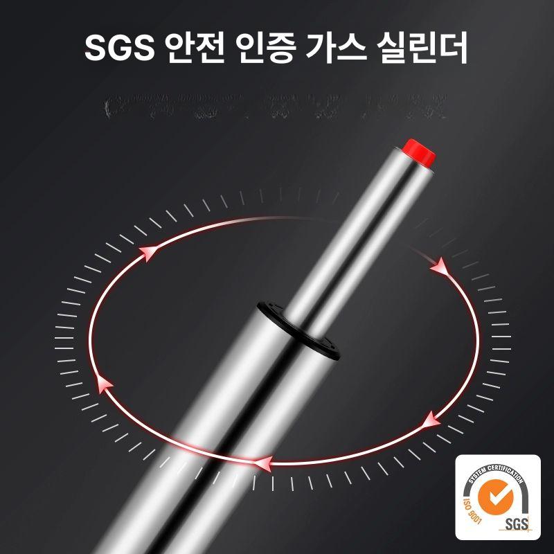 카운터의자 보조의자 프론트데스크 프론트 체어 높은 발 블랙 가죽 - 상세 이미지 4