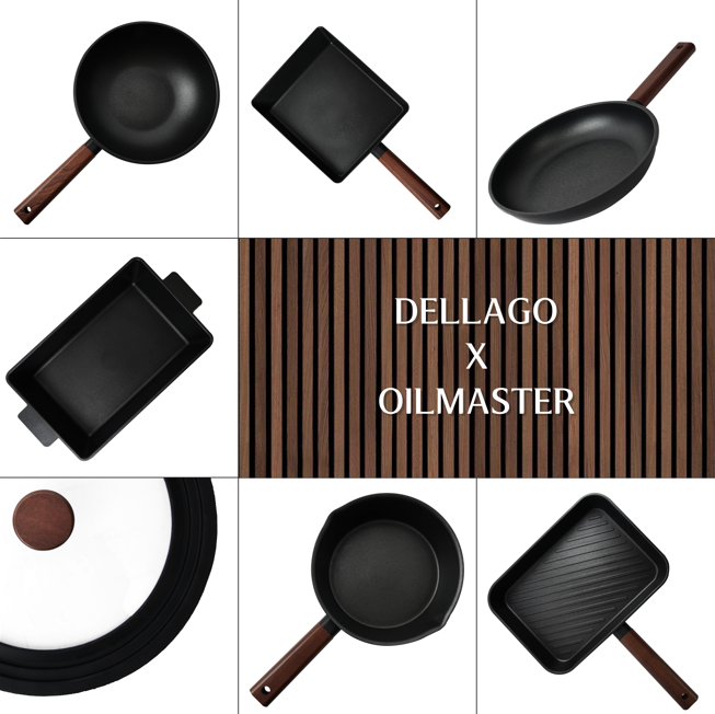 델라고 계란말이 프라이팬 에그팬 티타늄코팅 오일마스터 18cm