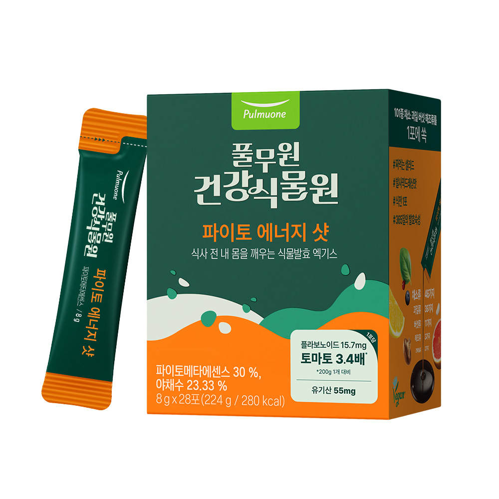 풀무원건강식물원 파이토 에너지 샷 28포 1박스 - 새콤달콤 짜먹는 샐러드 파이토케미컬 - 상세 이미지 2