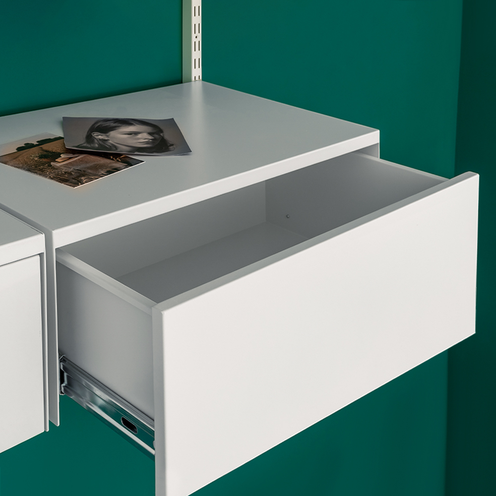 도에르 0004 자작나무 모듈 시스템 벽선반 서랍장 나무 벽걸이 선반 1200x200x1200