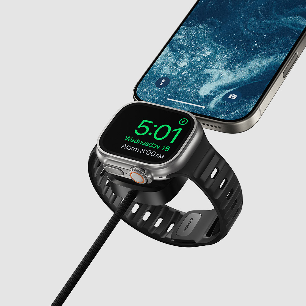 노마드 유니버셜 USB C 타입 100w 고속 충전 케이블 for 애플워치 - 블랙 - 상세 이미지 5
