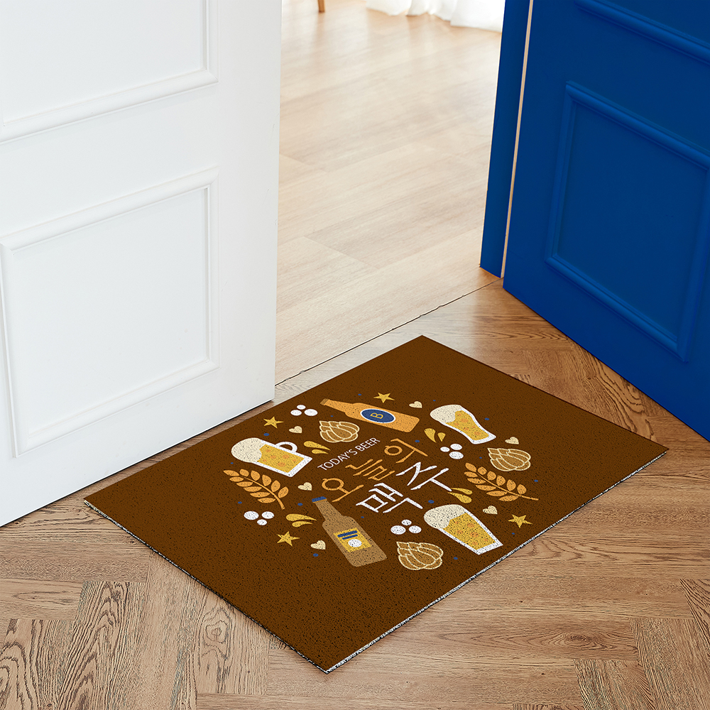 코메샵 현관매트 코일매트 웰컴 맥주 호프집 BM01 비어가든 120x90cm - 상세 이미지 5