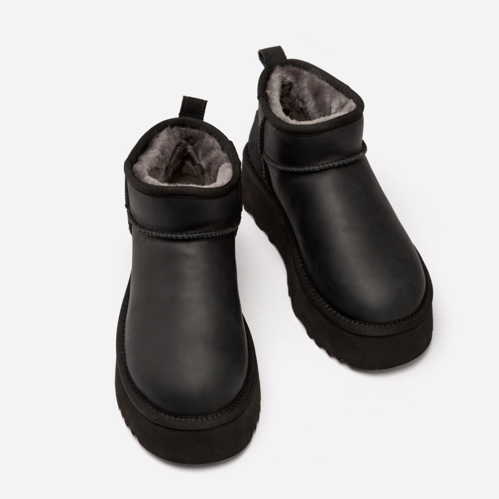 호주어그 25FW 오즈웨어 클래식플랫폼 울트라 미니 오일 가죽부츠 4.5CM OB658PO - 상세 이미지 3