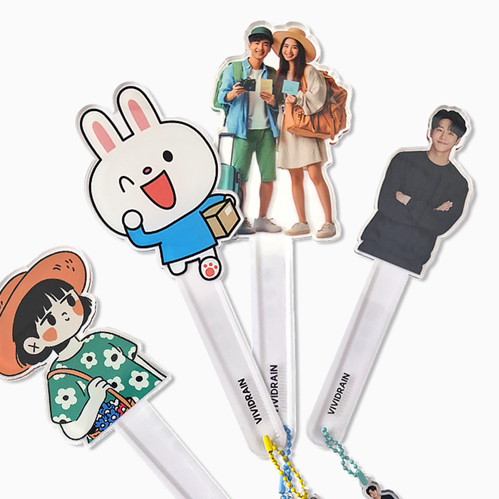 포토프롭 콘서트 아크릴 아이돌 캐릭터 굿즈제작 피켓 60mm 가로+세로 합 - 상품 이미지