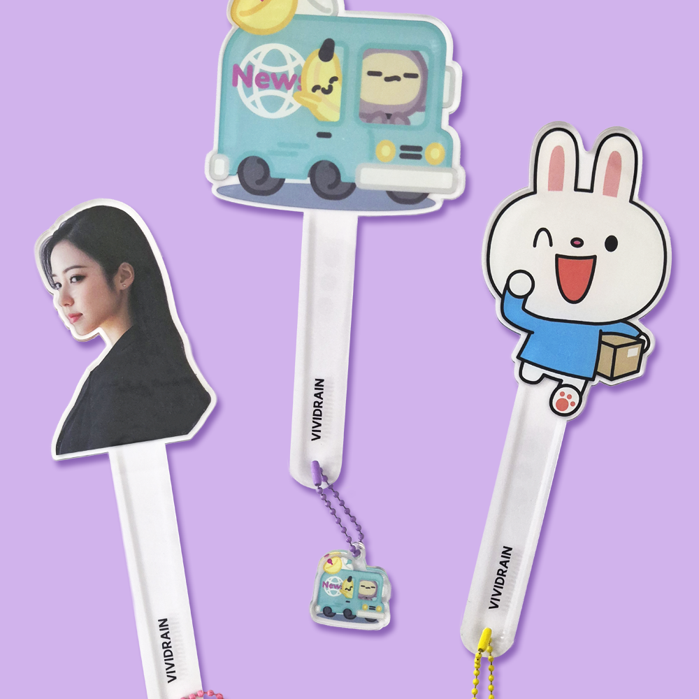 포토프롭 콘서트 아크릴 아이돌 캐릭터 굿즈제작 피켓 60mm 가로+세로 합 - 상세 이미지 2