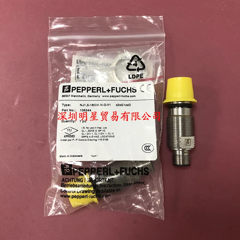 오리지널 다P F 유도 센서 NJ15-18GM호환-N-D-V1 106344 페널티 10