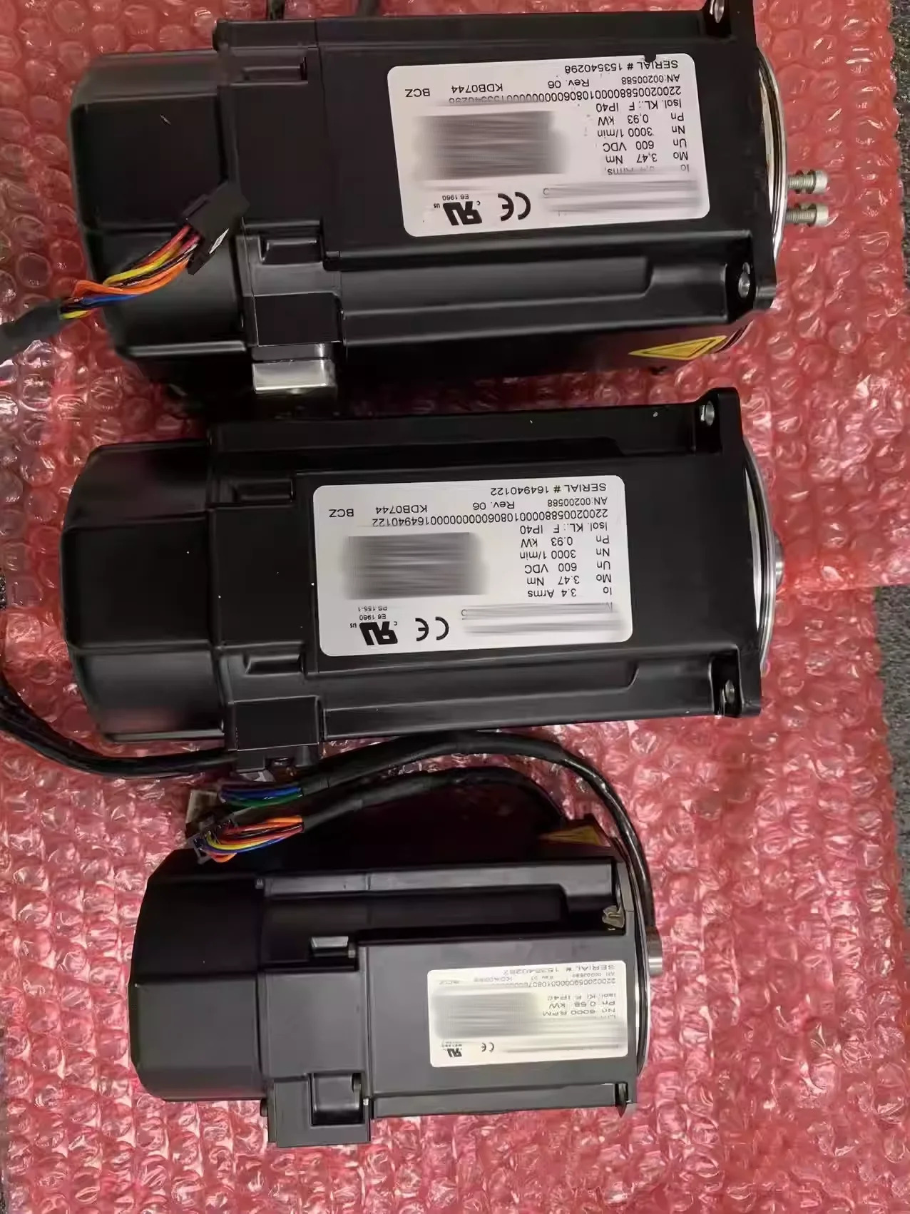 옵션이 뛰어난 0.93kw 모터 00-200-588