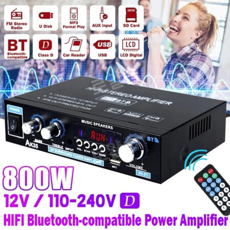 [해외]AK35 앰프 1000W 블루투스