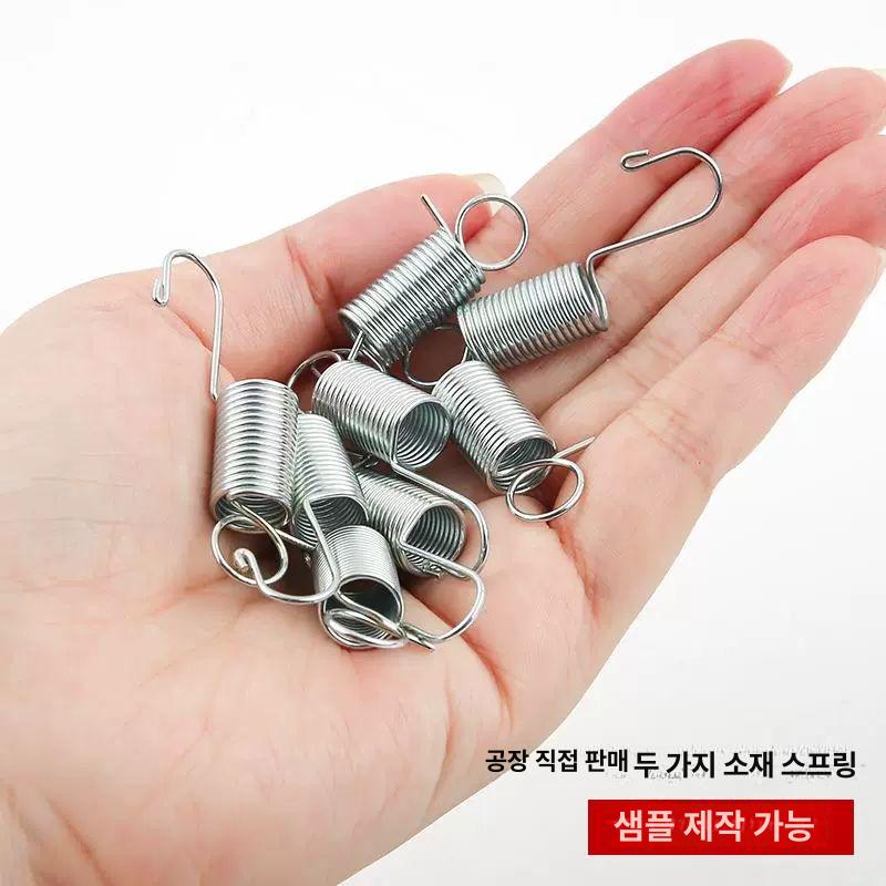 배너 고리 스프링 입간판 멀티룩 실내용 스테인리스 식당 아연도금 전시대 라쇠 100개 - 상세 이미지 2