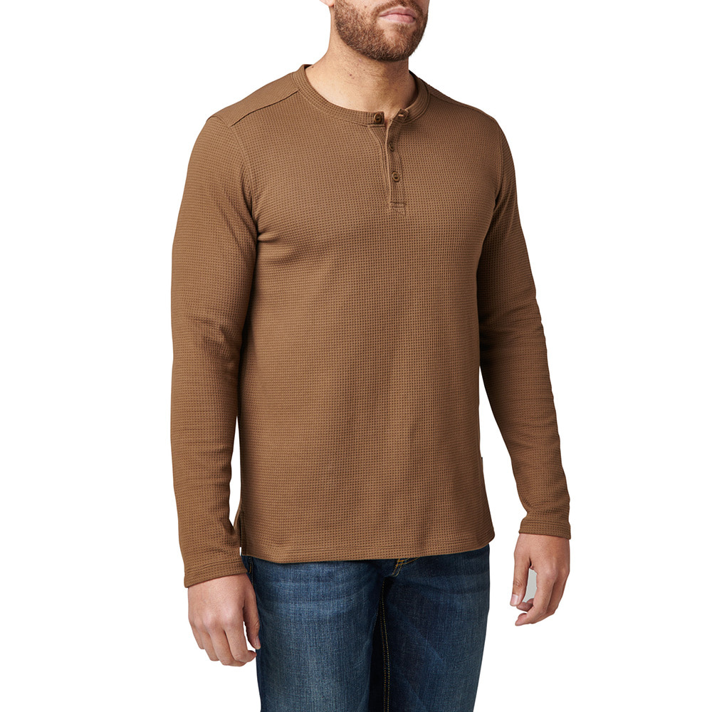 5.11 택티컬 재스퍼 써멀 롱 슬리브 셔츠(다크어스) - Jasper Thermal Long Sleeve Shirt(Dark Earth) - 상세 이미지 2