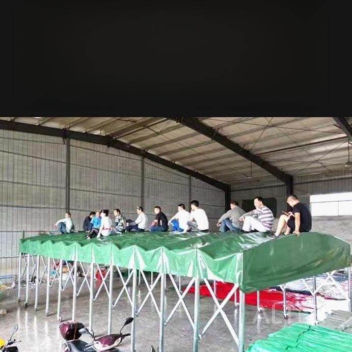 대형 캐노피 비가림막 천막 자바라 접이식 포장마차 4x6x2.5m 녹색 - 상세 이미지 2