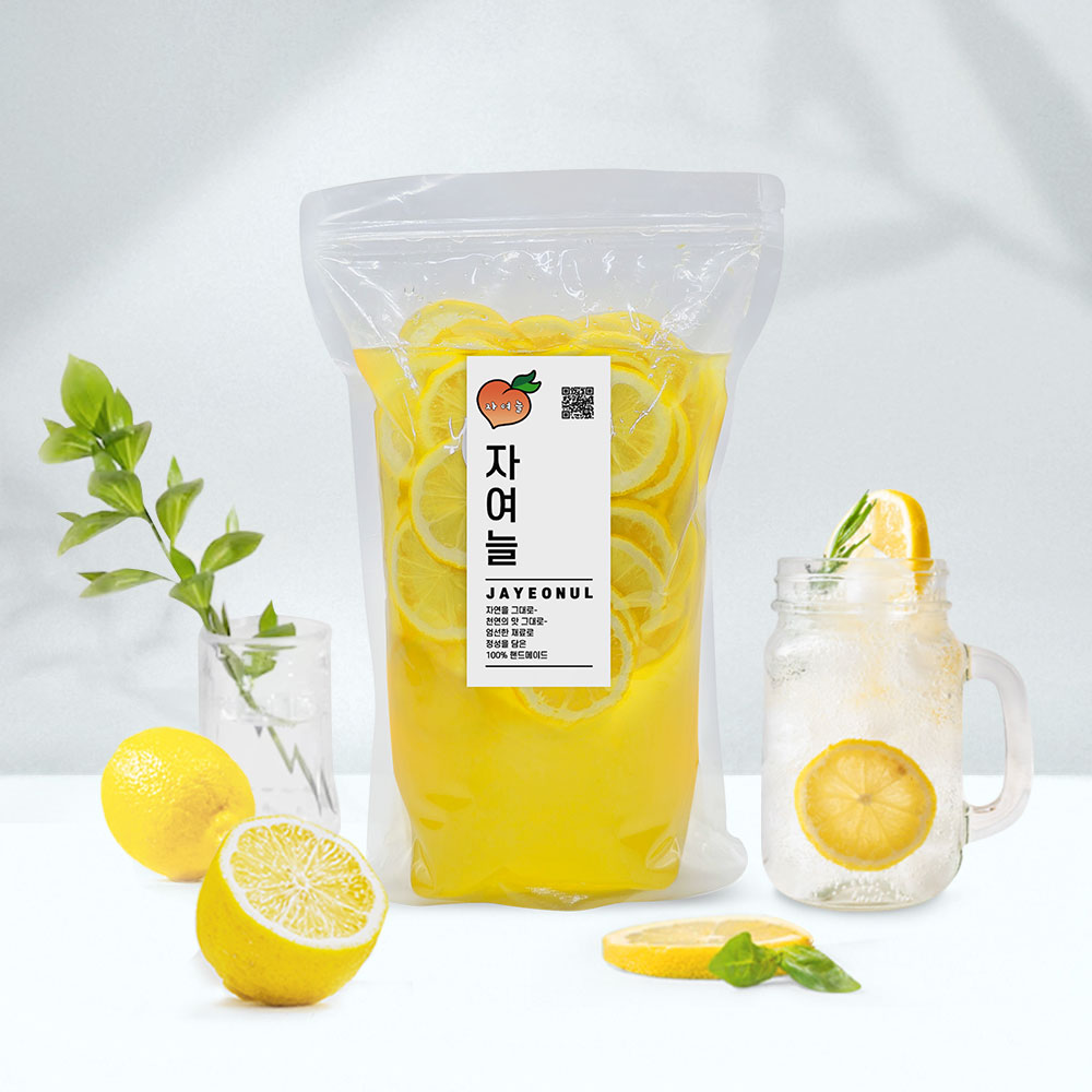 레몬청 1kg 정백당 수제청 과일청 카페 에이드 대용량