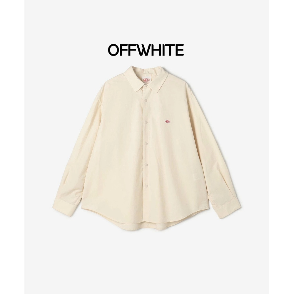 단톤 타자기 레귤러 컬러 긴팔 셔츠 여성 DT-B0393TYF OFFWHITE 36 - 상세 이미지 4