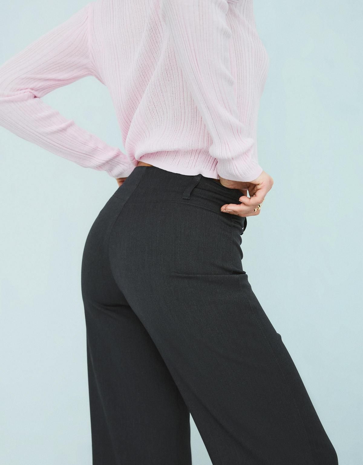 버쉬카 모던 와이드핏 와이드 팬츠 5095/741 DARK GREY - 상세 이미지 4