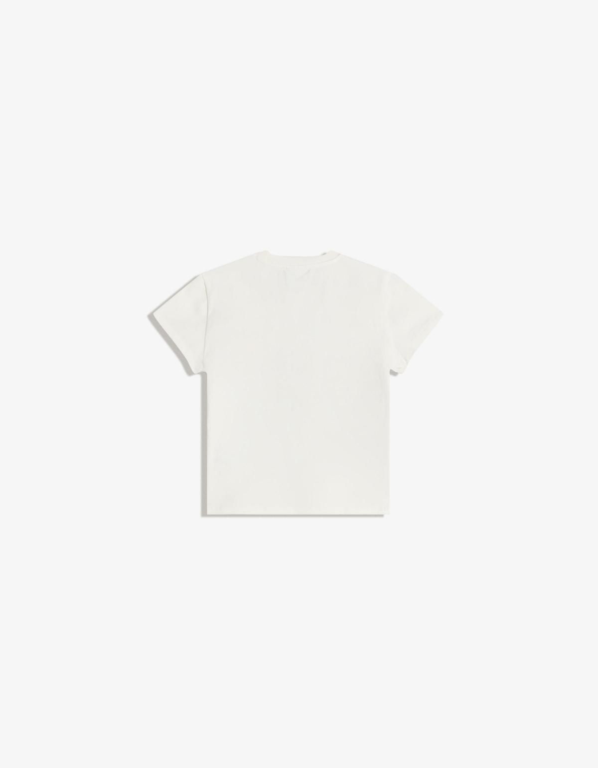 버쉬카 그래픽 프린트 키즈 반팔 티셔츠 카즈 7829/777 OFF WHITE - 상세 이미지 2