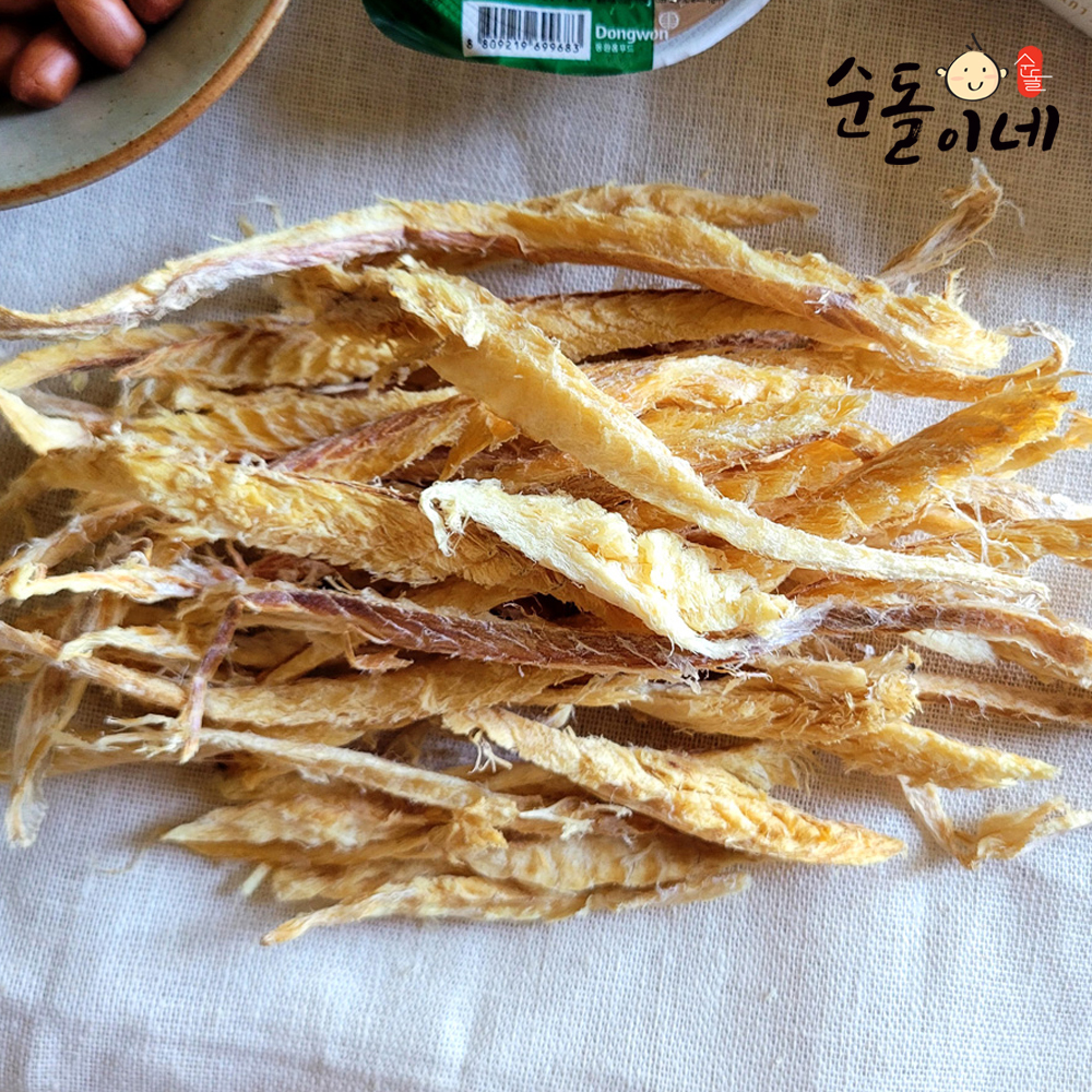 순돌이네 자연건조 황태채 200g - 메인 이미지