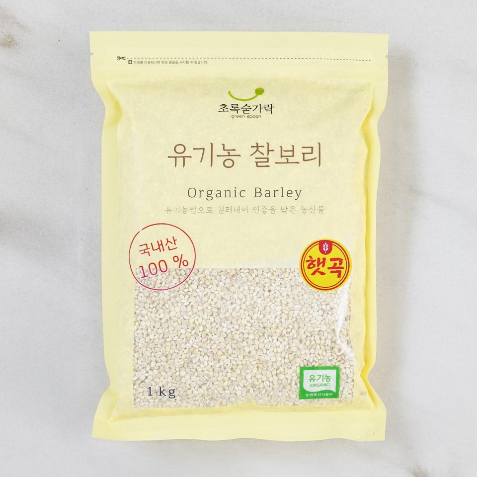 메가마트 유기농 찰보리/국내산 1kg - 상품 이미지