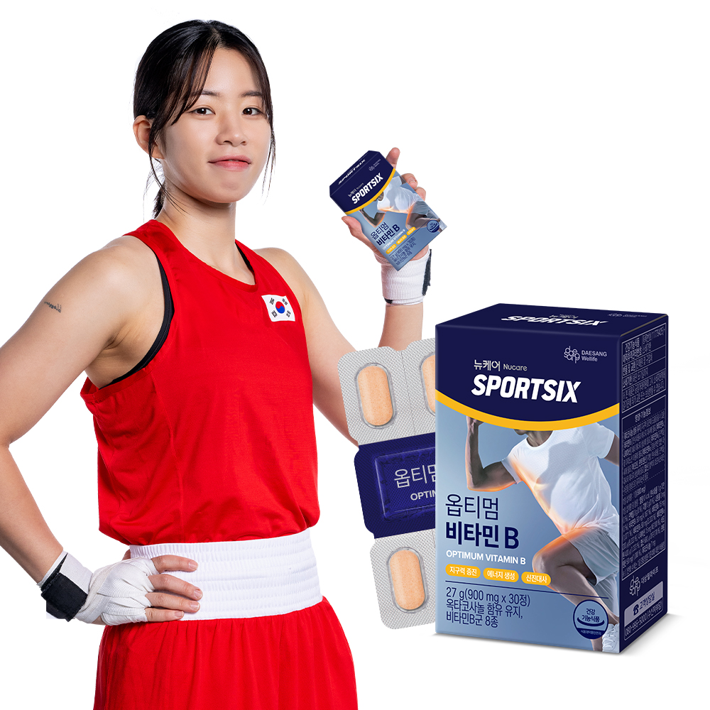 스포식스 옵티멈 비타민B 900mg 30정, 1개 - 상품 이미지