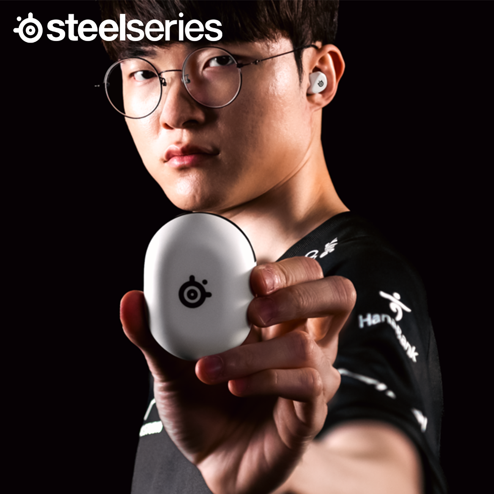 스틸시리즈 Arctis Gamebuds 무선 게이밍 이어폰 화이트 이미지 2