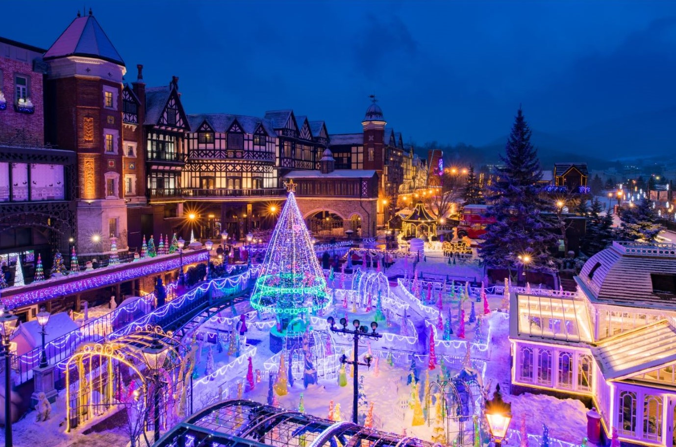 [온천특전]삿포로 근교 오시호 코스 북해도 버스투어(오타루 시로이코이비토파크 호헤이쿄)