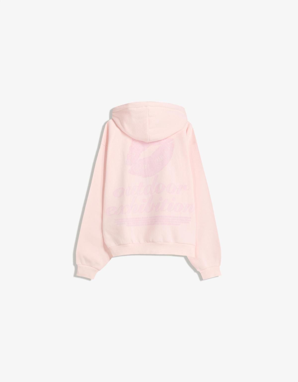 버쉬카 트렌디 라이트핑크 프린트 후드티 7217/173 PINK - 상세 이미지 2