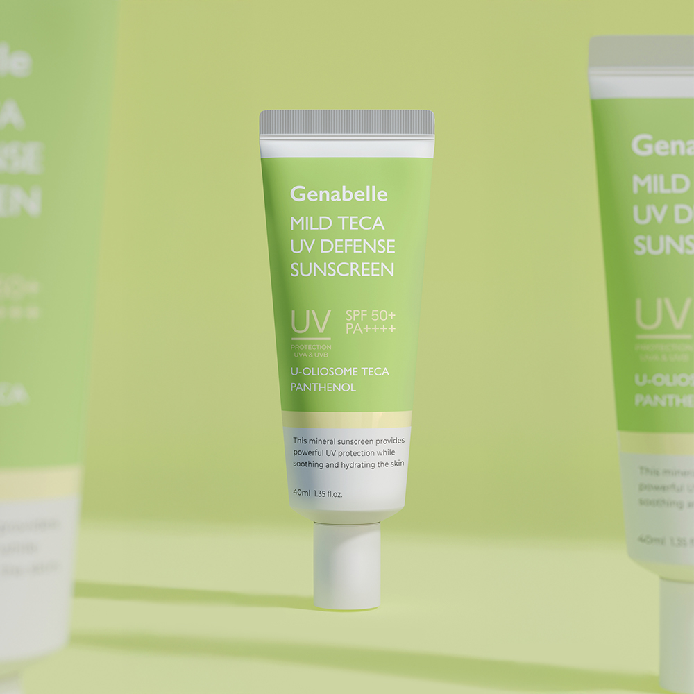 [1+1/미니폼+샤쉐3매] 제나벨 마일드 테카 UV 디펜스 선크림 SPF + PA + + + + 40ml, 2개 - 상세 이미지 3