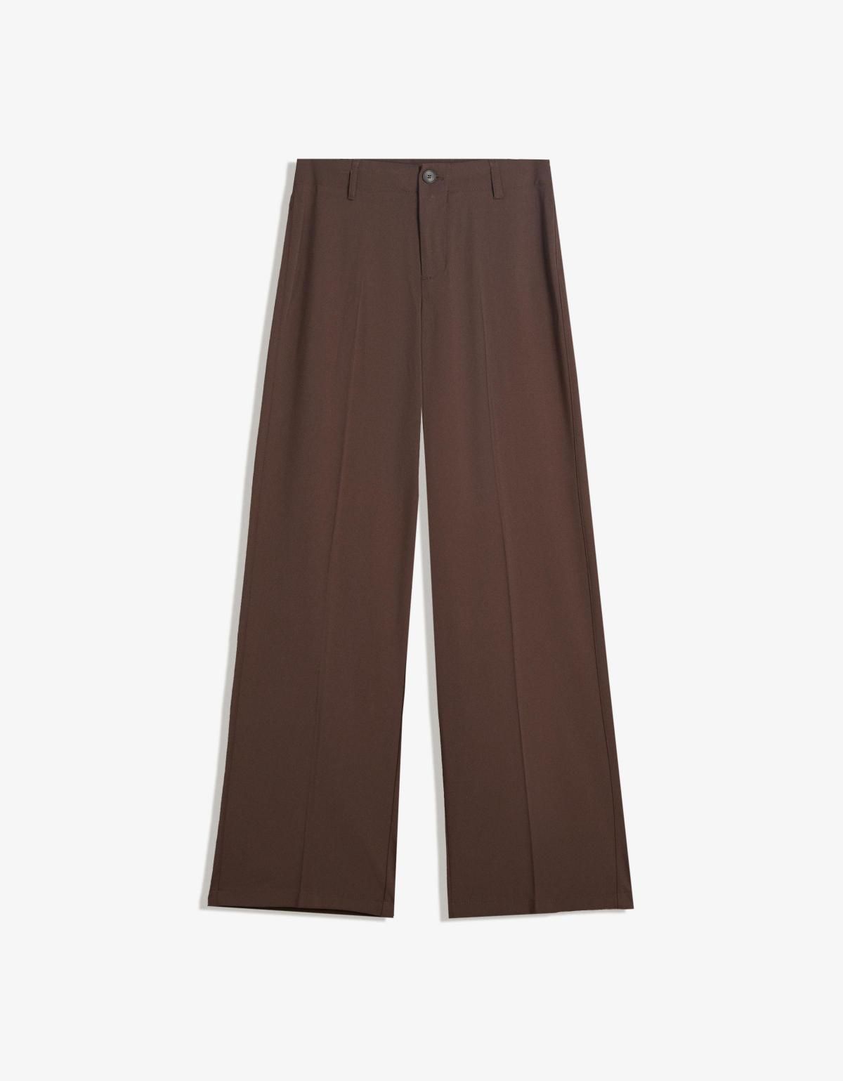 버쉬카 브라운 와이드핏 와이드 팬츠 5095/741 BROWN - 상품 이미지