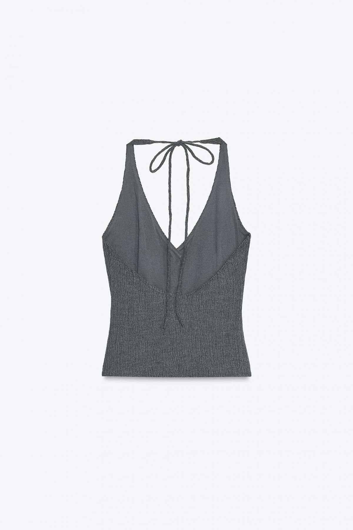 자라 테크니컬 텍스처 민소매 베스트 5039/806 GREY MARL - 상세 이미지 5