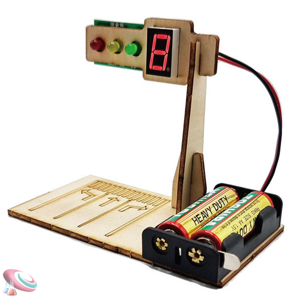 신호등만들기 아두이노키트 숫자표시 스위치삼색신호등 과학키트