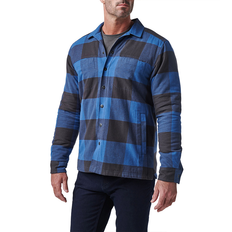 5.11 택티컬 세스 셔츠 자켓(코발트블루 체크) - Seth Shirt Jacket(Cobalt Blue Plaid) - 메인 이미지