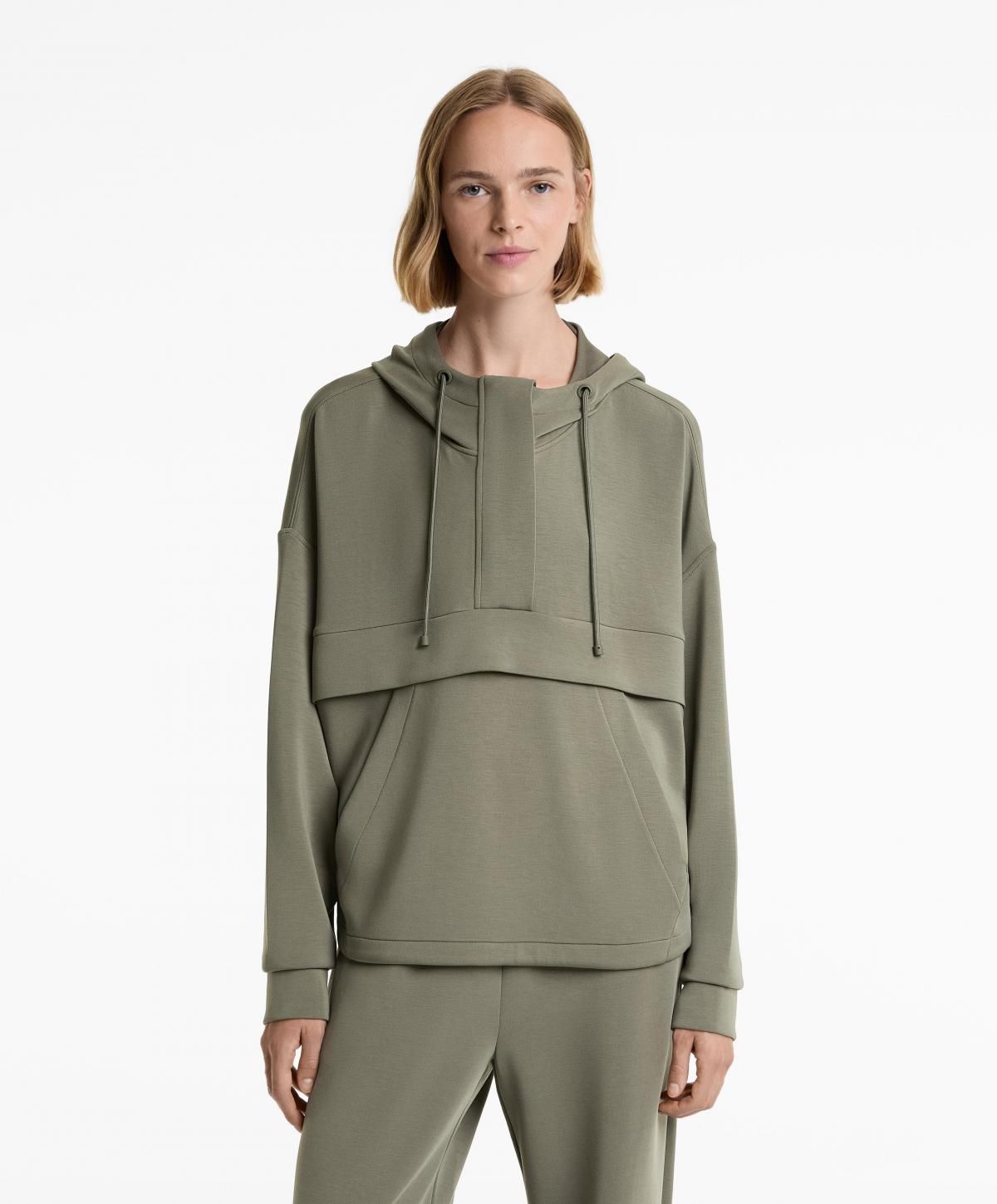 오이쇼 모달 소프트 집업 후드티 1780/791 WASHEDKHAKI - 상세 이미지 2