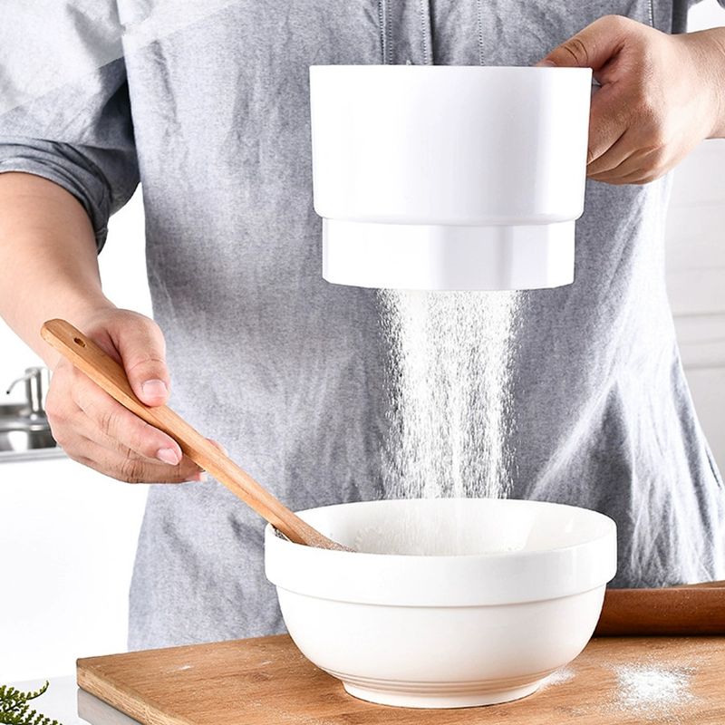 자동밀가루체 진동 체반 분말 가루 거름망 베이킹 화이트 수동 30목 - 상세 이미지 2