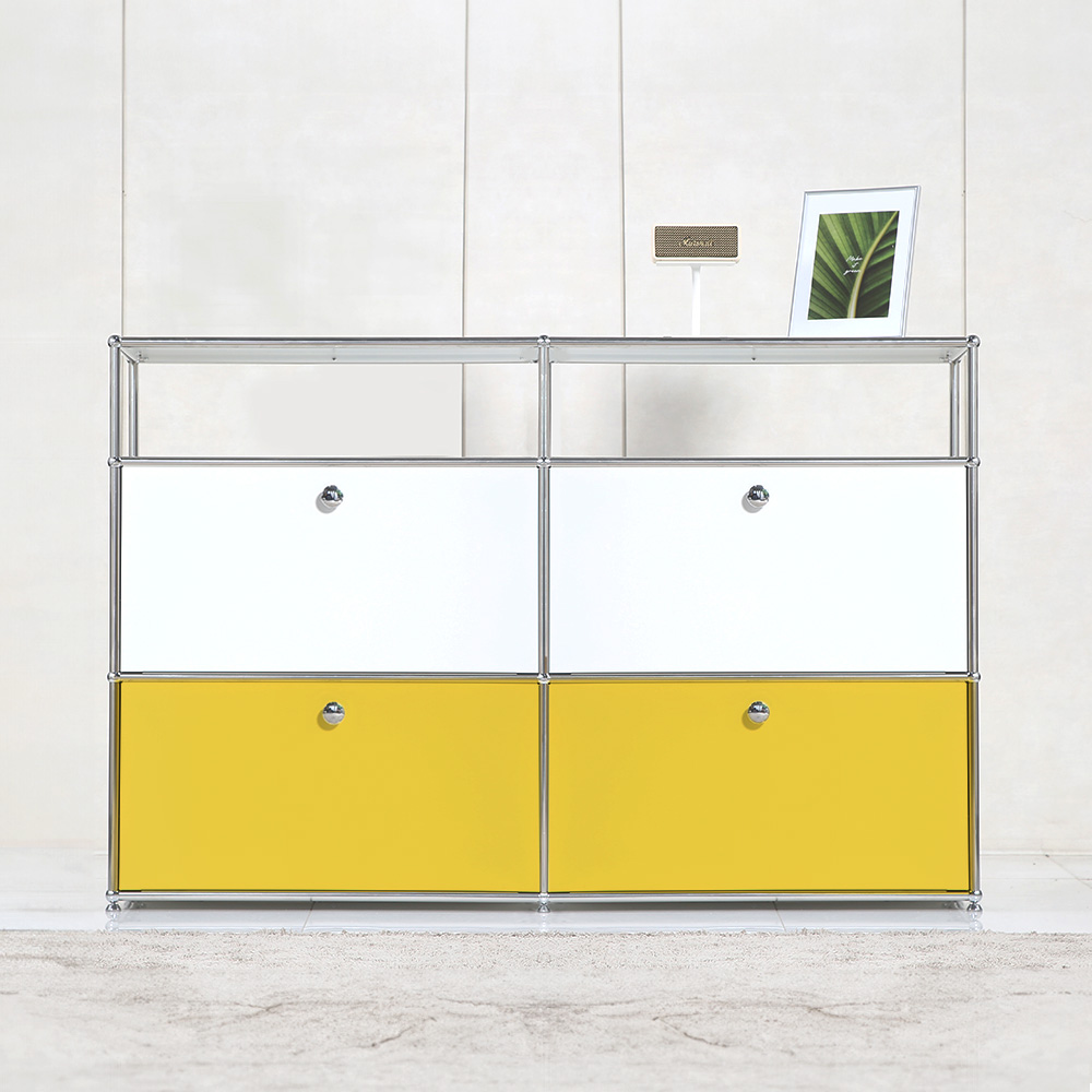 이가페 미드센츄리 모듈거실장 듀오 2x3 투플로어 수납장 비스포크콤비