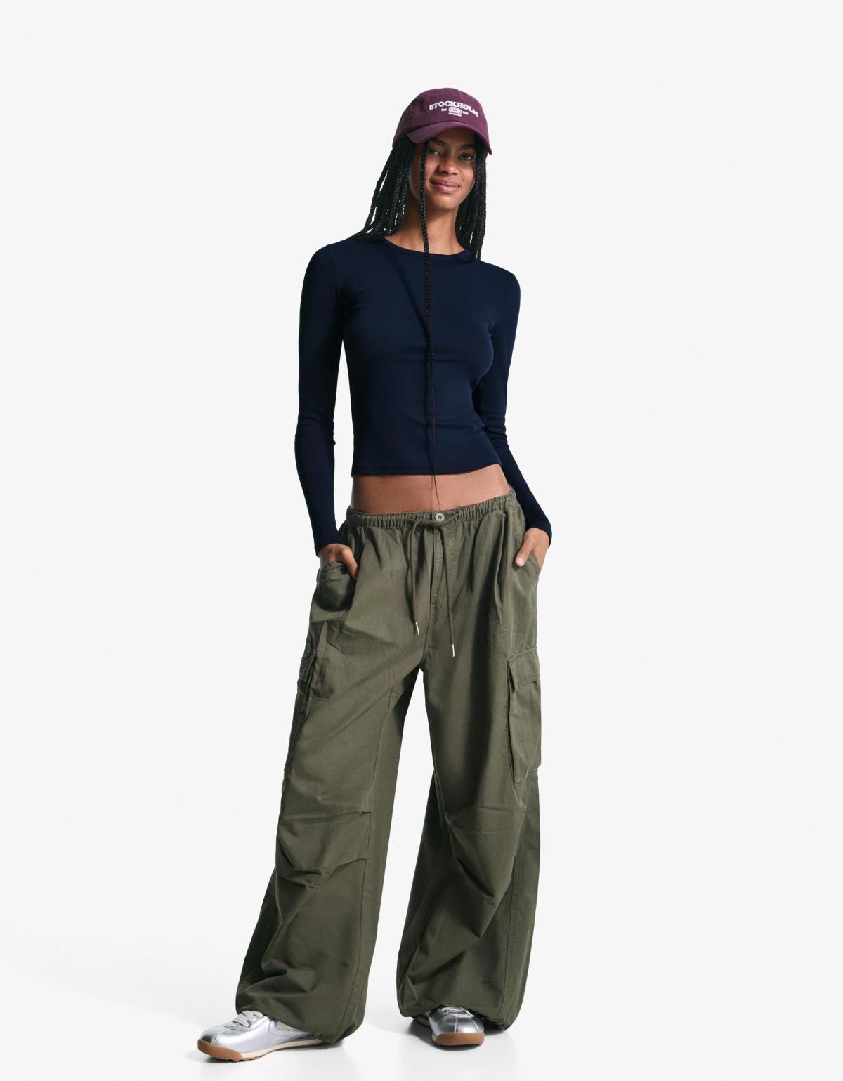버쉬카 베이직 네이비 라운드넥 긴팔 티셔츠 7802/152 NAVY - 상세 이미지 4