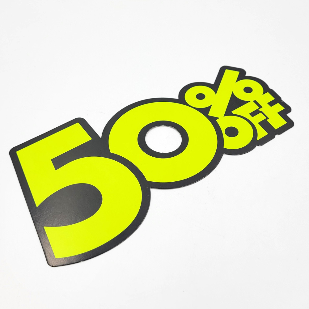 50프로 할인 홍보 종이 배너(10장) G - 상품 이미지