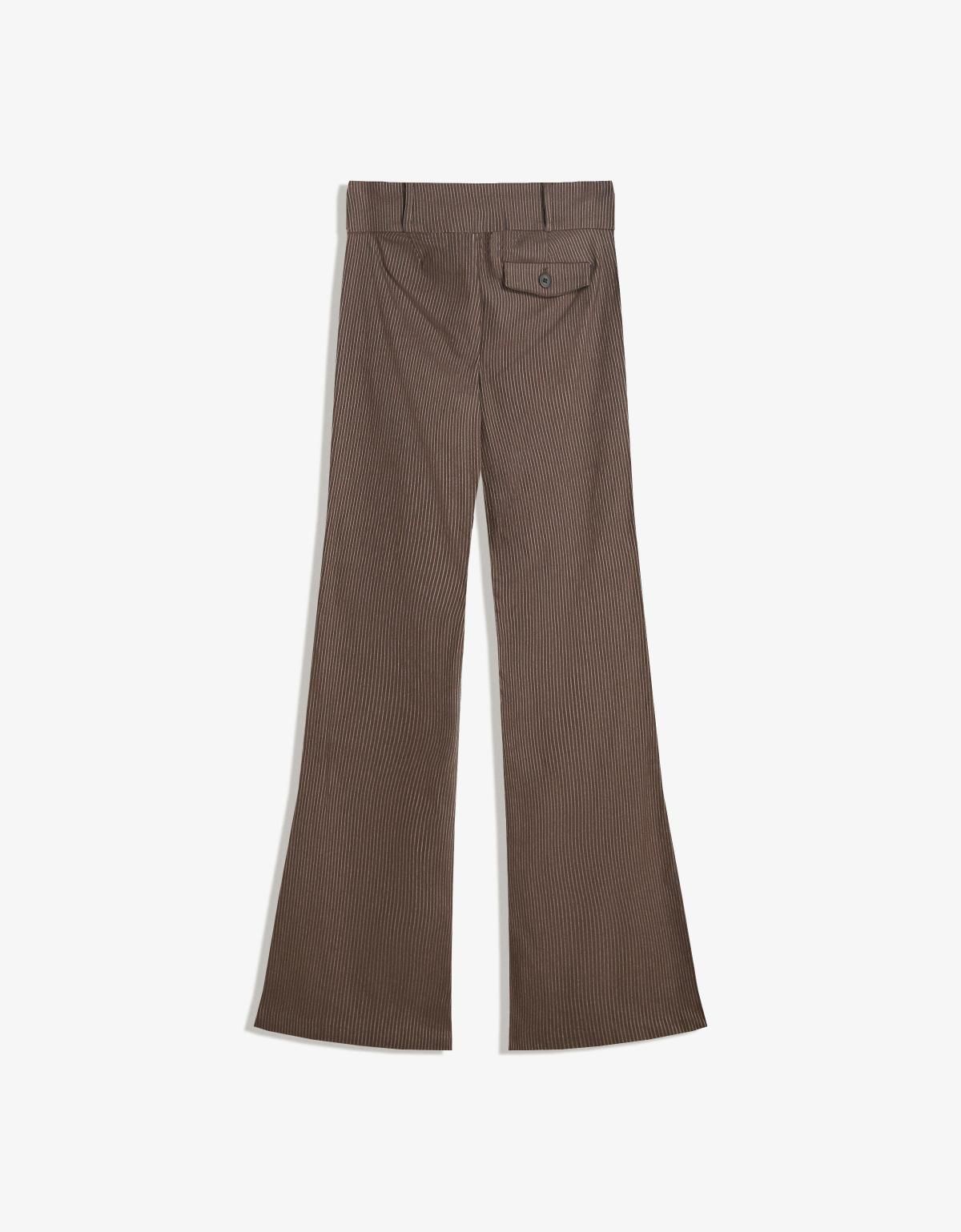 버쉬카 슬림핏 스트레치 벵갈린 부츠컷 팬츠 5112/741 BROWN - 상세 이미지 5