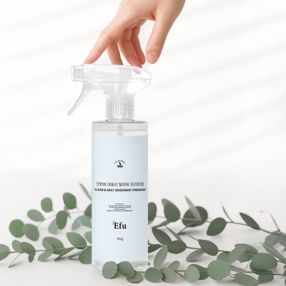에퓨 데일리 탈취제 400ml 섬유 공간 겸용 생활냄새 싹 냄새를 덮지않고 없애는 탈취 안정성분 - 상세 이미지 5