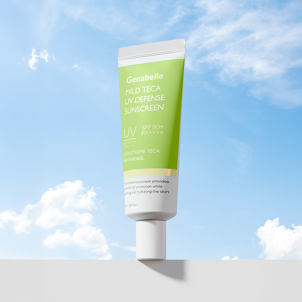 [1+1/미니폼+샤쉐3매] 제나벨 마일드 테카 UV 디펜스 선크림 SPF + PA + + + + 40ml, 2개 - 상세 이미지 2