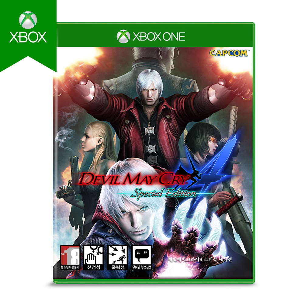 XBOX ONE 데빌 메이 크라이 4 스페셜 에디션 한글 새제품 CD - 상품 이미지