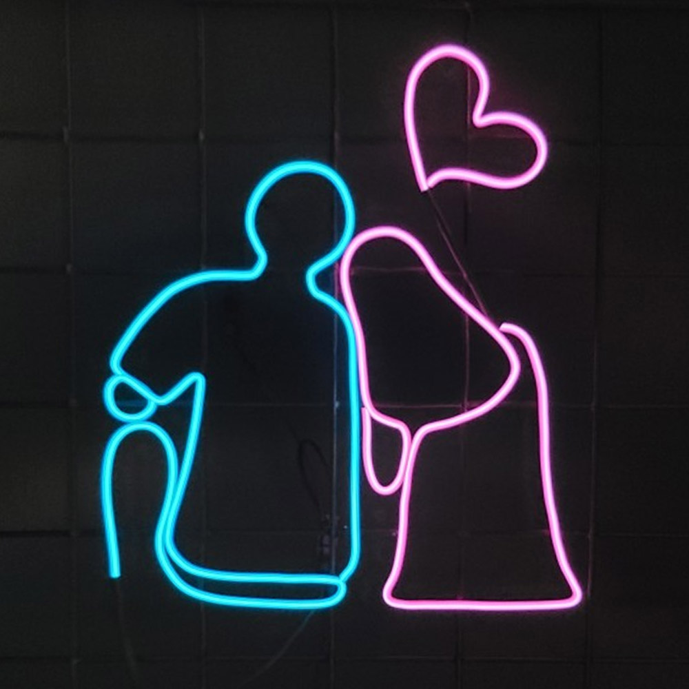 탑라이텍 led 네온사인 만들기 네온 조명 제작 네온싸인 diy 2mm 2m 일반형 투명 - 상품 이미지