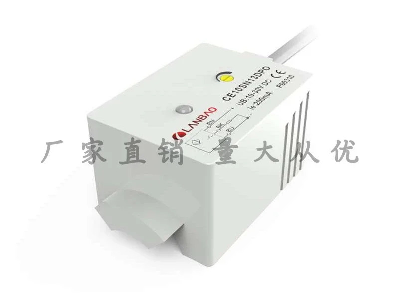 Shanghai Lanbao CE10SN13DNO 파이프라액체 레벨 센서 비 매장 NPN 상시 개방 커패시터 스위치