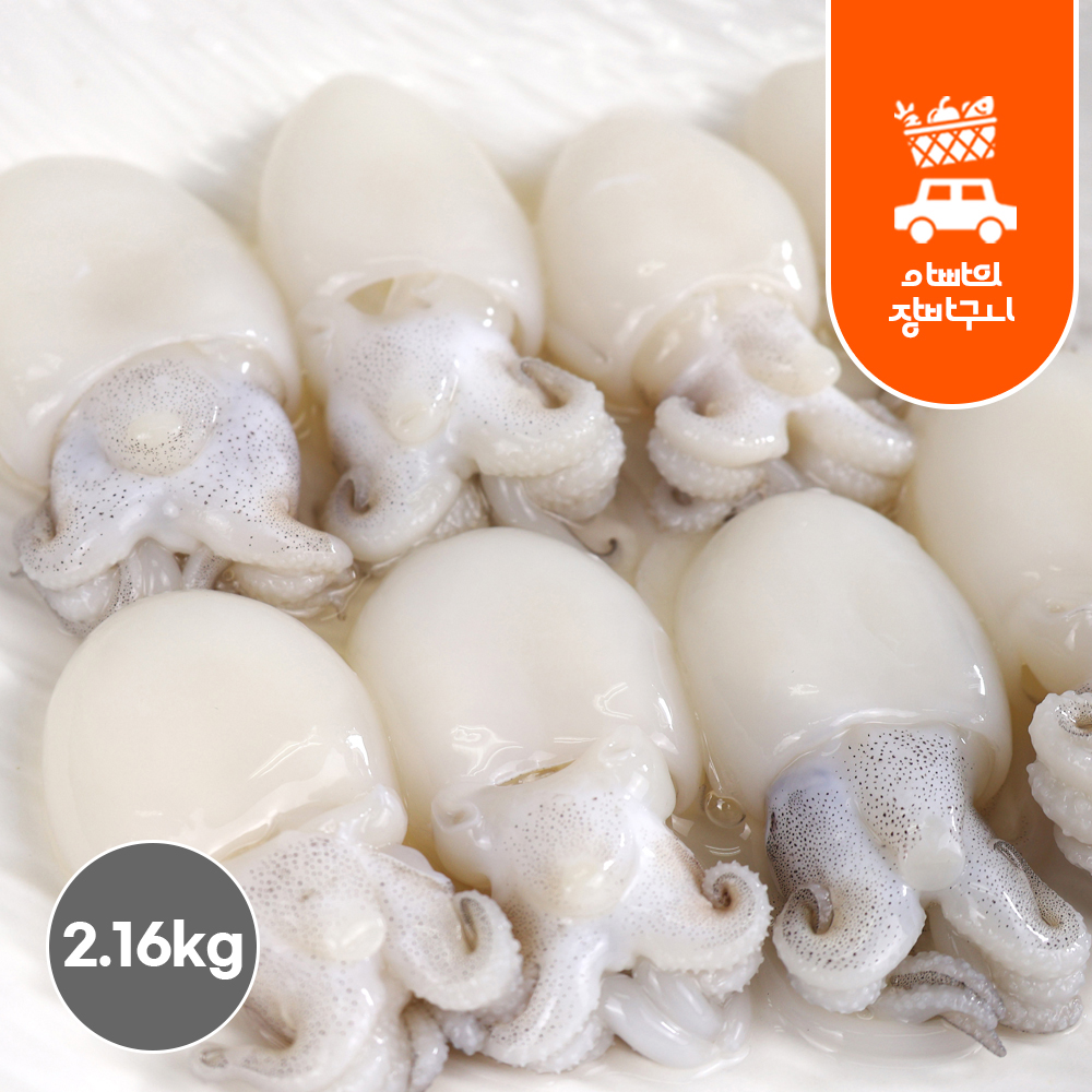 미니 갑오징어 손질 베이비이까 2.16kg